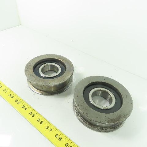 5-1/8" OD Belt Roller Bearing 45mm Bore From Cat ND3000-36V Lot Of 2