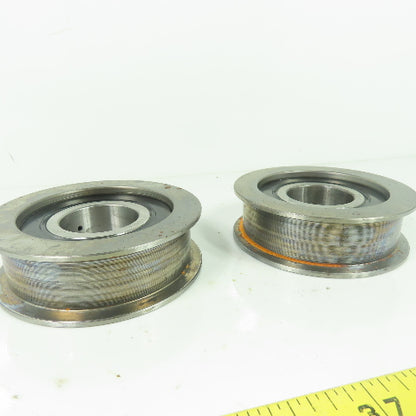 4-1/4" OD Belt Roller Bearing 40mm Bore From Cat ND3000-36V Lot Of 2