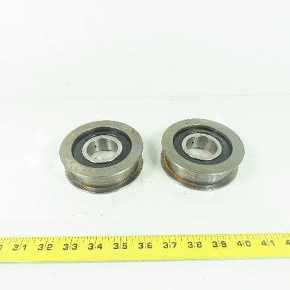 4-1/4" OD Belt Roller Bearing 40mm Bore From Cat ND3000-36V Lot Of 2
