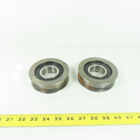 4-1/4" OD Belt Roller Bearing 40mm Bore From Cat ND3000-36V Lot Of 2