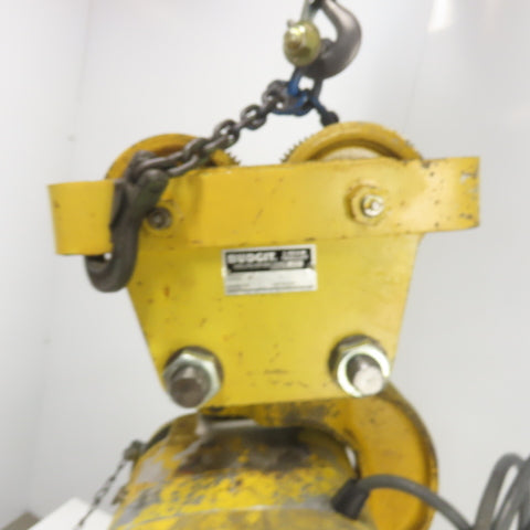 Budgit 113458-13 3 Ton 6000LBS Electric Chain Hoist 230/460V 3Ph 12' Lift 10FPM