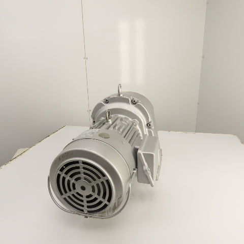 Fuji Hensokuki VX37-080EB 3.7kW Inline Gear Motor 22.5RPM 220V 3PH 60mm Shaft