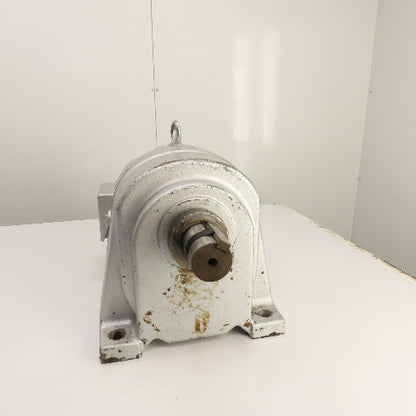 Fuji Hensokuki VX37-080EB 3.7kW Inline Gear Motor 22.5RPM 220V 3PH 60mm Shaft