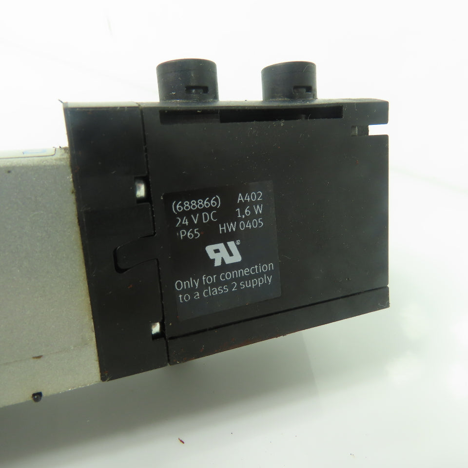 Festo VSVA-B-P53E-ZD-A1-1T1L Pneumatic Solenoid Valve 10 Bar 145PSI 24VDC Coil