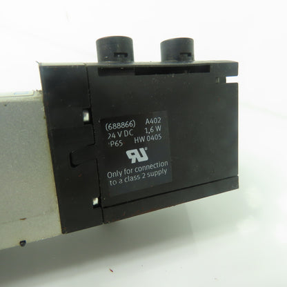 Festo VSVA-B-P53E-ZD-A1-1T1L Pneumatic Solenoid Valve 10 Bar 145PSI 24VDC Coil