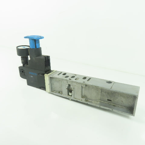 Festo VABF-S4-1-R1C2-C-10 Pneumatic Solenoid Valve Regulator Plate 145PSI 10Bar