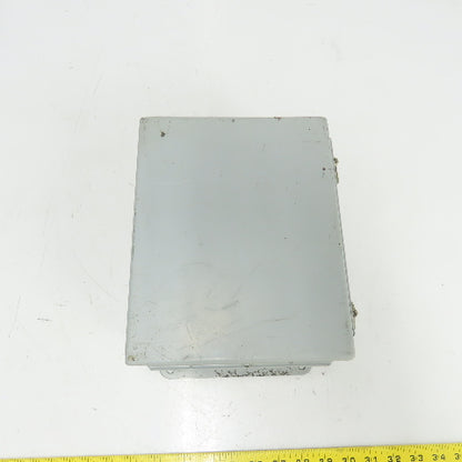 Hoffman A100BCH 10" x 8" x 4" Electrical Enclosure W/ Backplate Type 12,13