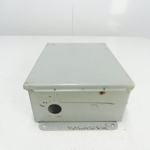 Hoffman A100BCH 10" x 8" x 4" Electrical Enclosure W/ Backplate Type 12,13