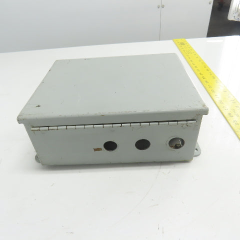 Hoffman A100BCH 10" x 8" x 4" Electrical Enclosure W/ Backplate Type 12,13