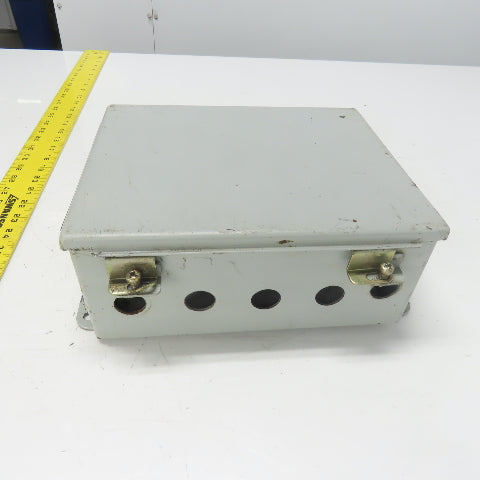 Hoffman A100BCH 10" x 8" x 4" Electrical Enclosure W/ Backplate Type 12,13