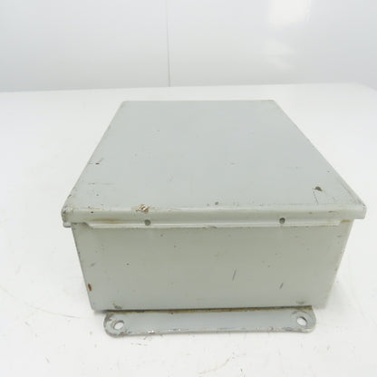 Hoffman A100BCH 10" x 8" x 4" Electrical Enclosure W/ Backplate Type 12,13