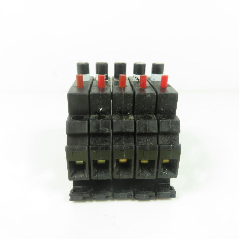 Allen Bradley 1492-GH015 Ser B Miniature Circuit Breaker 1.5A 250VAC Lot Of 5