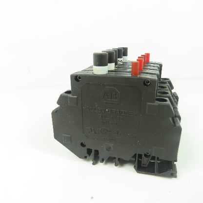 Allen Bradley 1492-GH015 Ser B Miniature Circuit Breaker 1.5A 250VAC Lot Of 5