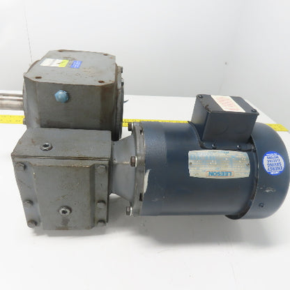 Boston Gear FWA732150XB56 150:1 Ratio Right Angle Worm Gear Reducer 11.6RPM 1HP