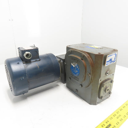 Boston Gear FWA732150XB56 150:1 Ratio Right Angle Worm Gear Reducer 11.6RPM 1HP