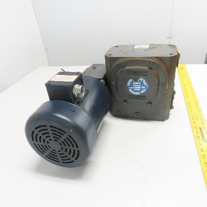 Boston Gear FWA732150XB56 150:1 Ratio Right Angle Worm Gear Reducer 11.6RPM 1HP