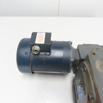 Boston Gear FWA732150XB56 150:1 Ratio Right Angle Worm Gear Reducer 11.6RPM 1HP
