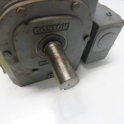 Boston Gear FWA732150XB56 150:1 Ratio Right Angle Worm Gear Reducer 11.6RPM 1HP