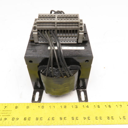 Micron Control E1K0-1062-GA 0-480V Pri 1-230V Sec. Transformer 1.0kVa 50/60Hz