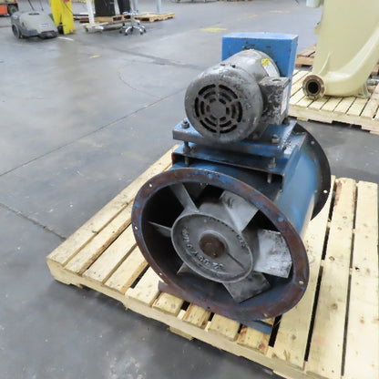 Airfoil Impellers 18" Belt Drive 1HP Spray Booth Exhaust Blower Fan 230/460V 3PH