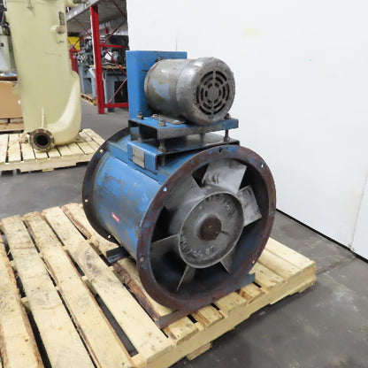 Airfoil Impellers 18" Belt Drive 1HP Spray Booth Exhaust Blower Fan 230/460V 3PH