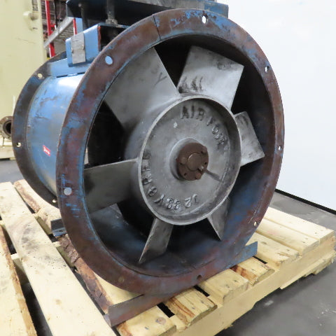Airfoil Impellers 18" Belt Drive 1HP Spray Booth Exhaust Blower Fan 230/460V 3PH