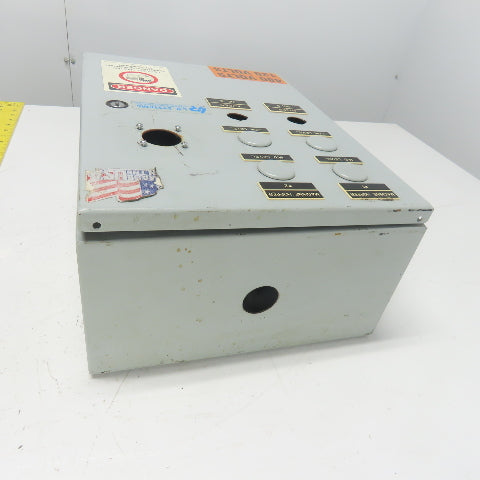 Hoffman CSD16126 16" x 12" x 7" Electrical Enclosure Type 4,12 W/ Backplate