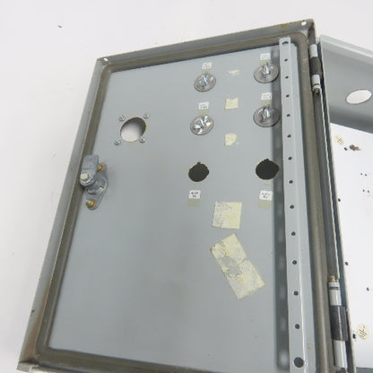 Hoffman CSD16126 16" x 12" x 7" Electrical Enclosure Type 4,12 W/ Backplate