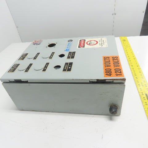 Hoffman CSD16126 16" x 12" x 7" Electrical Enclosure Type 4,12 W/ Backplate