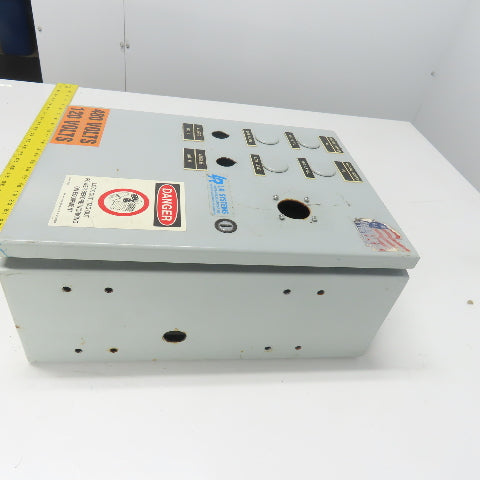 Hoffman CSD16126 16" x 12" x 7" Electrical Enclosure Type 4,12 W/ Backplate