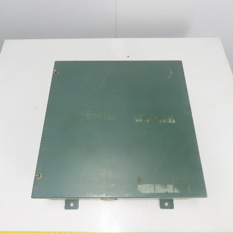 20" x 20" x 7" Wall Mount Electrical Enclosure W/ Backplate And Hinged Door