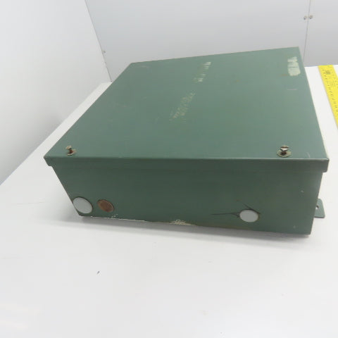 20" x 20" x 7" Wall Mount Electrical Enclosure W/ Backplate And Hinged Door