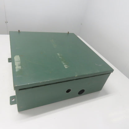 20" x 20" x 7" Wall Mount Electrical Enclosure W/ Backplate And Hinged Door