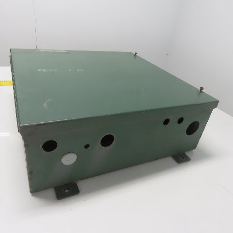 20" x 20" x 7" Wall Mount Electrical Enclosure W/ Backplate And Hinged Door