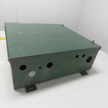 20" x 20" x 7" Wall Mount Electrical Enclosure W/ Backplate And Hinged Door