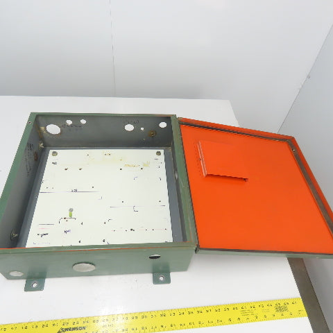 20" x 20" x 7" Wall Mount Electrical Enclosure W/ Backplate And Hinged Door