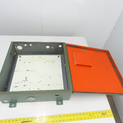 20" x 20" x 7" Wall Mount Electrical Enclosure W/ Backplate And Hinged Door