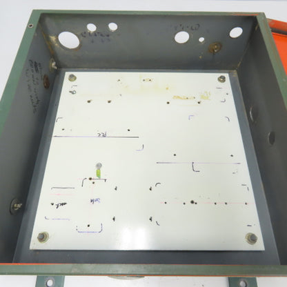20" x 20" x 7" Wall Mount Electrical Enclosure W/ Backplate And Hinged Door