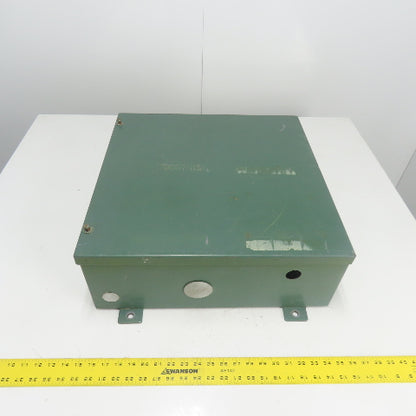 20" x 20" x 7" Wall Mount Electrical Enclosure W/ Backplate And Hinged Door