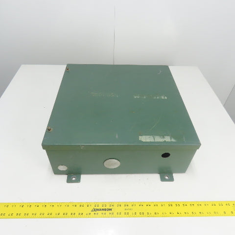 20" x 20" x 7" Wall Mount Electrical Enclosure W/ Backplate And Hinged Door