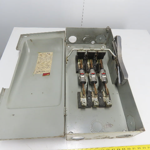 ITE F-354 200A Fusible Vacu-Break Heavy Duty Safety Switch 600VAC 3Ph 3-Pole