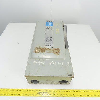 ITE F-354 200A Fusible Vacu-Break Heavy Duty Safety Switch 600VAC 3Ph 3-Pole