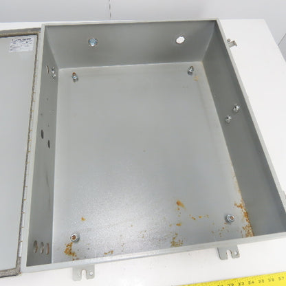 Wiegmann B242007CH 24" x 20" x 7" Electrical Enclosure Type 12 W/ Hinged Dor