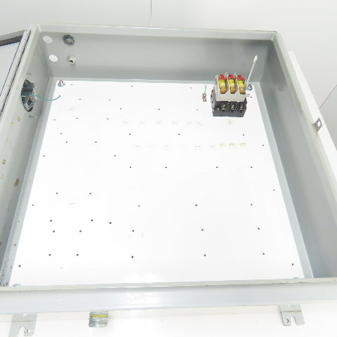 Ralston 30" x 30" x 9" Electrical Enclosure W/ Backplate Type 12,13