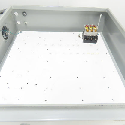 Ralston 30" x 30" x 9" Electrical Enclosure W/ Backplate Type 12,13