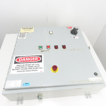 Ralston 30" x 30" x 9" Electrical Enclosure W/ Backplate Type 12,13