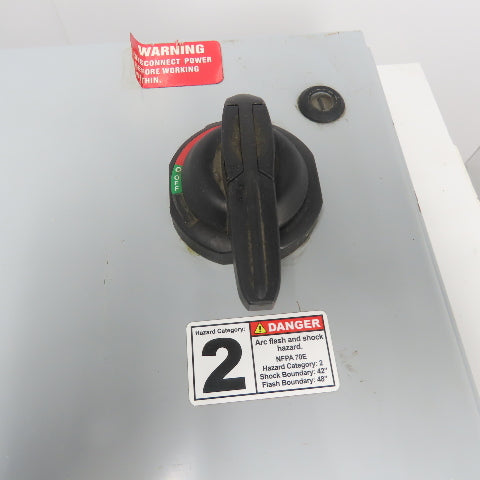 Ralston 30" x 30" x 9" Electrical Enclosure W/ Backplate Type 12,13