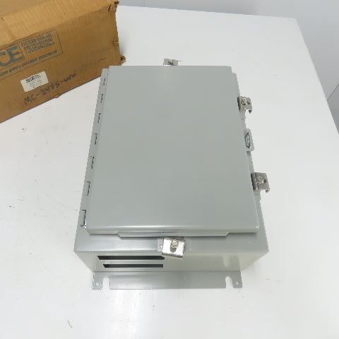 SCE MTN1-16H12ALP 16" X 12" X 7" Electrical Enclosure Type 12,4 W/ Hinged Door