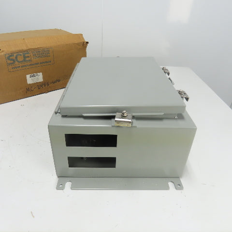 SCE MTN1-16H12ALP 16" X 12" X 7" Electrical Enclosure Type 12,4 W/ Hinged Door
