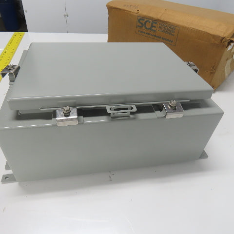 SCE MTN1-16H12ALP 16" X 12" X 7" Electrical Enclosure Type 12,4 W/ Hinged Door